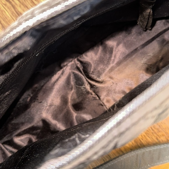 Vera Bradley Brown expresso  brown  microfiber quilted shoulder bag - Picture 5 of 7